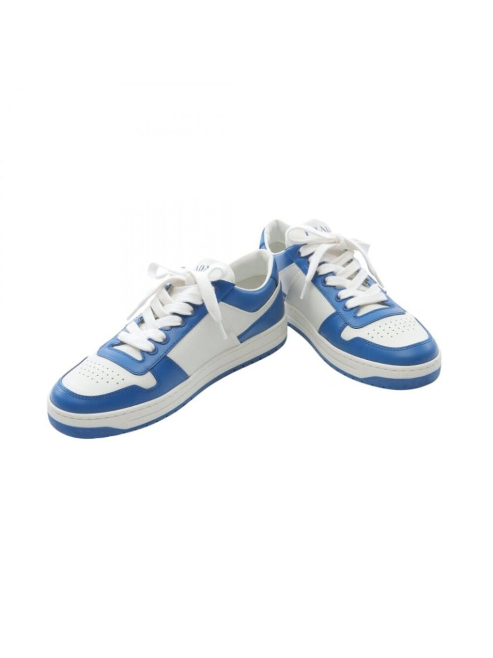 Prada Lada Sneakers Downtown Blue White Leather - Picture 3 of 9